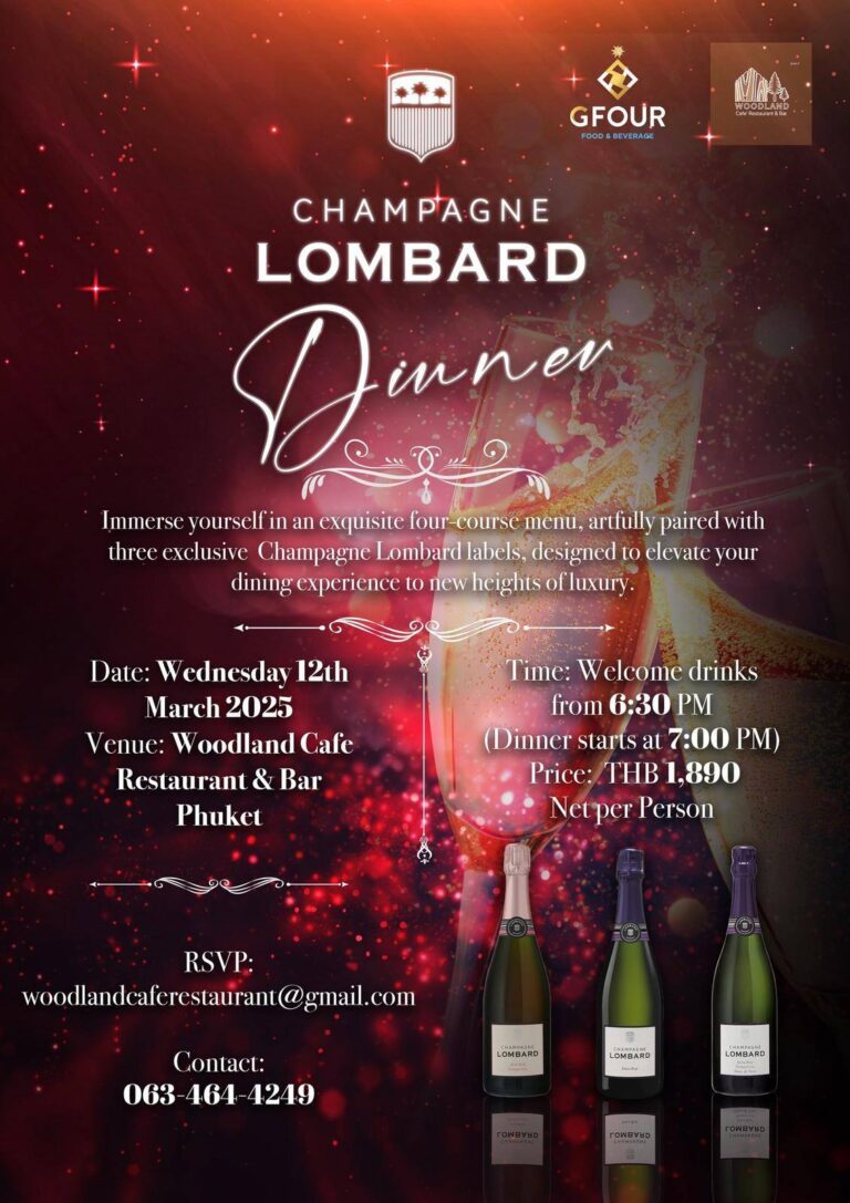 CHAMPAGNE LOMBARD DINNER